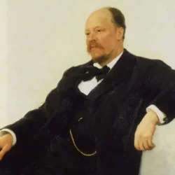 Anatolij Konstantinovič Ľadov (1855 – 1914) na portréte Iľju Repina