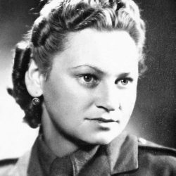 Božena Fialová (Koutná) na konci druhej svetovej vojny