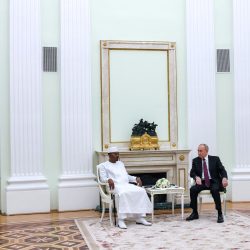 Čadský prezident Déby na stretnutí s Putinom