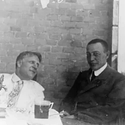 Fiodor Ivanovič Šaľapin (1873-1938) a Sergej Vasilievič Rachmaninov (1873-1943)