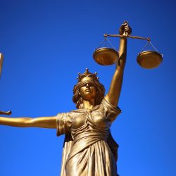 Justitia. Ilustračný obrázok Justitia. Ilustračný obrázok