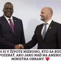 Lloyd Austin a Jaroslav Naď