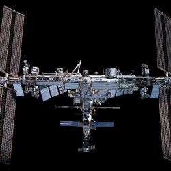 ISS 80mm forward nadir mosaic created with imagery from Expedition 66.