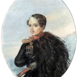 Michail Jurievič Lermontov (1814-1841). Autoportrét z r. 1837