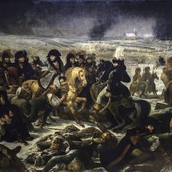 Napoleon na bojisku pri Eylau