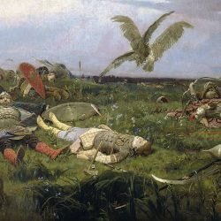 Obraz Viktora M. Vasnecova „Po bitke Igora Sviatoslaviča s Polovcami“