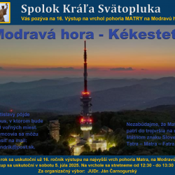 Pozvánka na vystup na Modravú horu