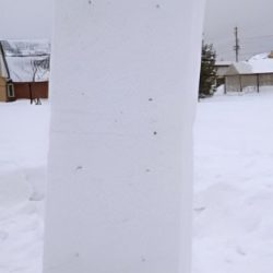 Stĺp zo snehu