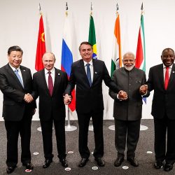 (Osaka - Japão, 28/06/2019) Presidente da República, Jair Bolsonaro, durante foto de família dos Líderes dos BRICS..Foto: Alan Santos / PR