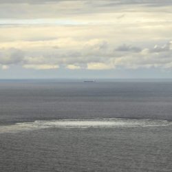 Únik plynu z plynovodu v Baltskom mori