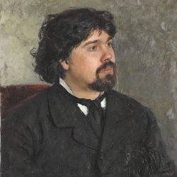 V. I. Surikov očami I. J. Repina (portrét z r. 1877)
