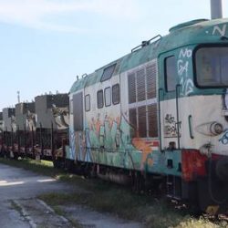 Vojenský transport pri pevnosti Palmanova