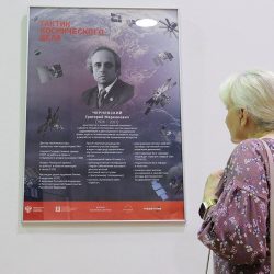 Záber z výstavy venovanej stému výročiu narodenia Grigorija M. Černjavského (1926 – 2021)